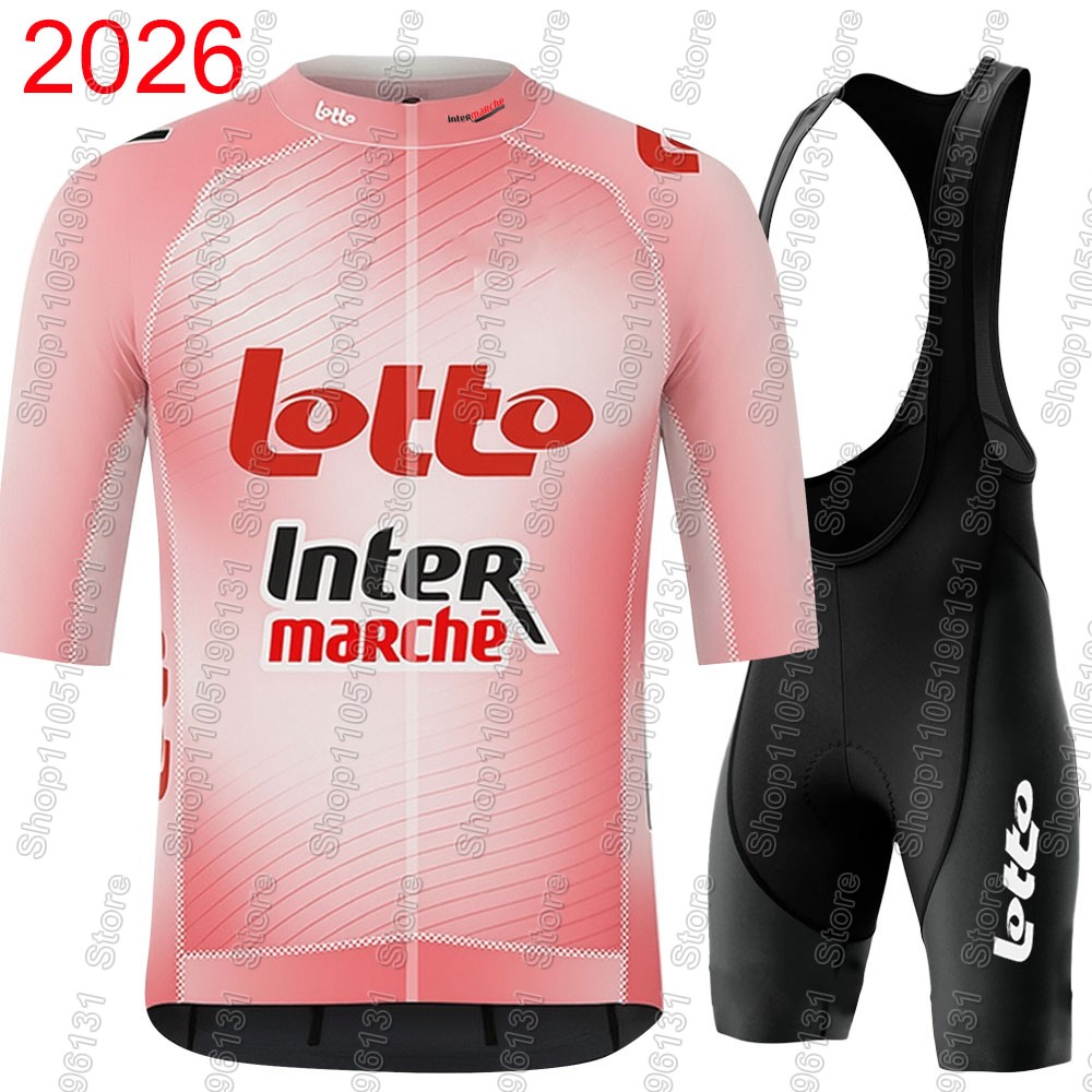 Mountain Biking Pants For Men - Lotto Intermarché 2026 Cycling Jersey Set