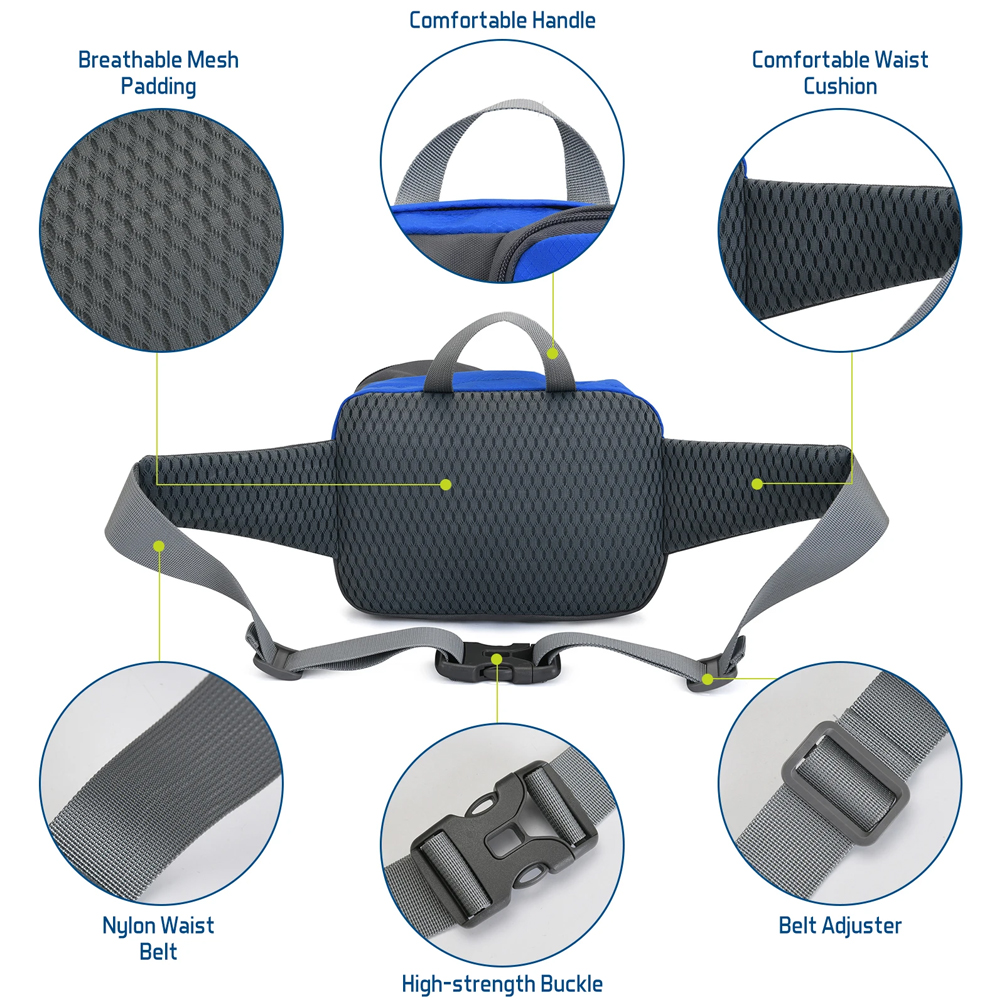 1PCSFanny Pack Waist Bag - Uni - đánh giá và giá Mountain Biking Hip Pack