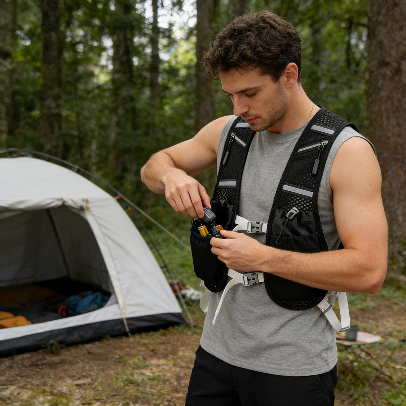 Runners Vest Breathable Lightw - đánh giá và giá Mountain Biking Vest