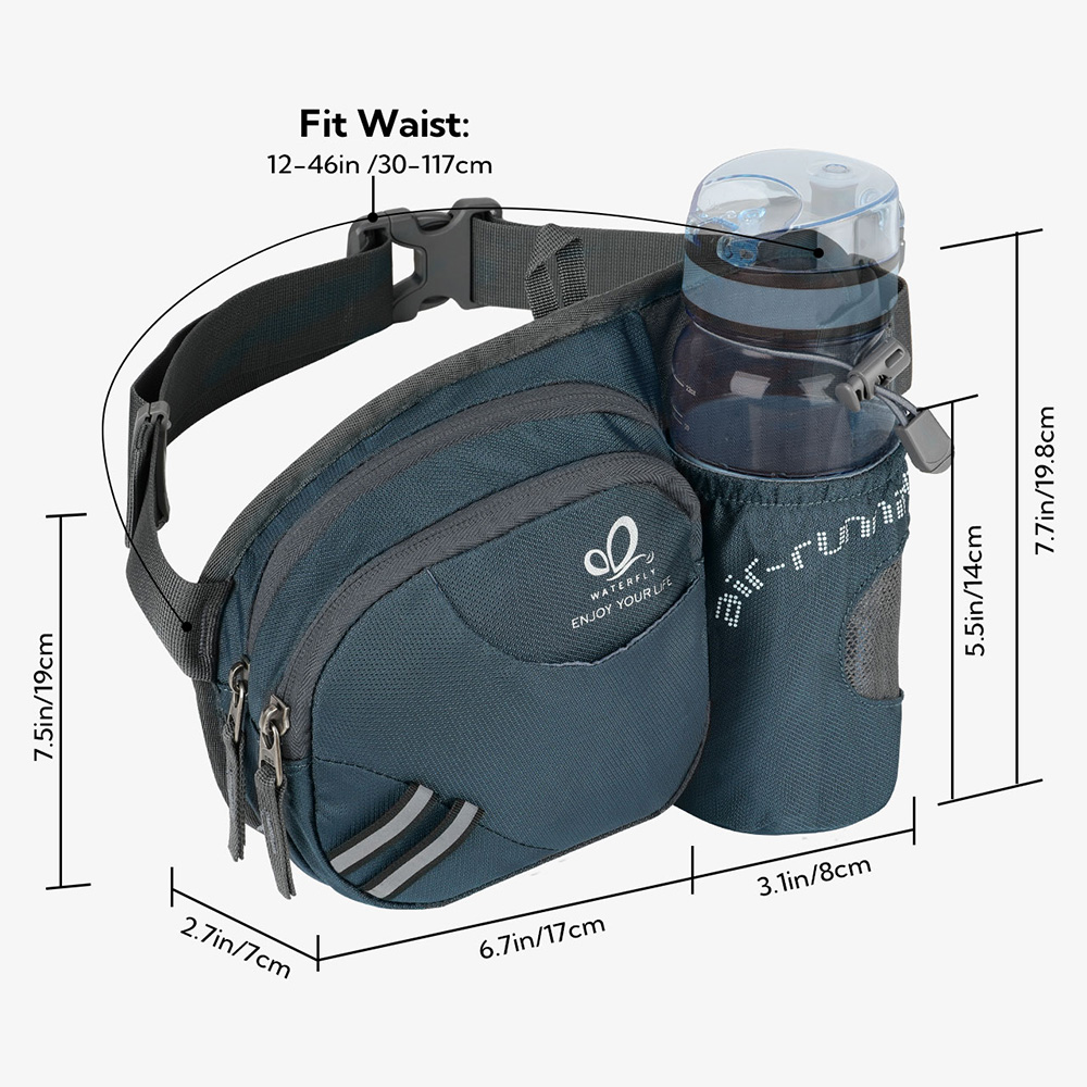 WATERFLY Fanny Pack Waist Bag  - đánh giá và giá Mountain Biking Hip Pack