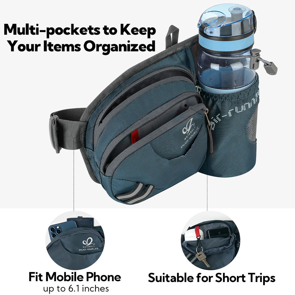 WATERFLY Fanny Pack Waist Bag  - đánh giá và giá Mountain Biking Hip Pack